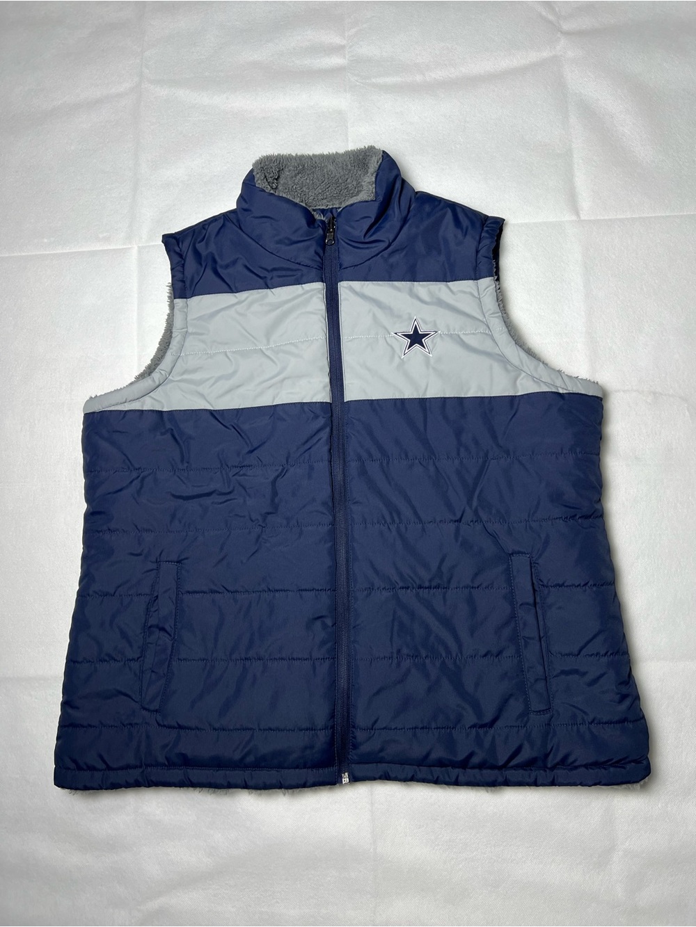 NFL Navy Women's Team vest‎ Jacket